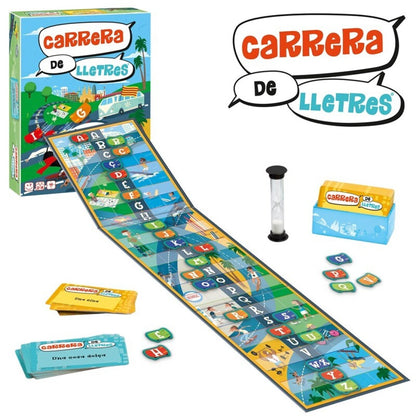 Carrera de Lletres - Juego de mesa - Ludilo (Juego en Catalán)