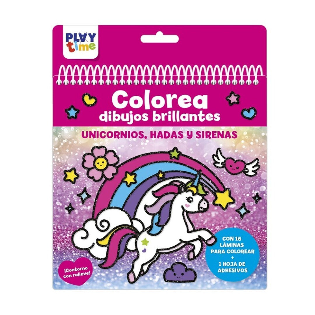 COLOREA DIBUJOS BRILLANTES + 5 años Educational Toys