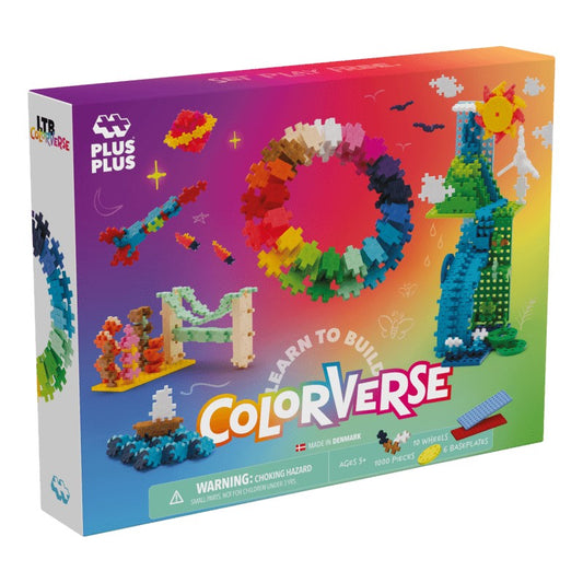 Learn to Build: Colorverse Superset 1000 pcs  Juego de construcción desde los 5 años