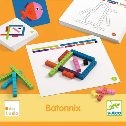 Eduludo Batonnix - Juego de mesa 4+ años - Djeco