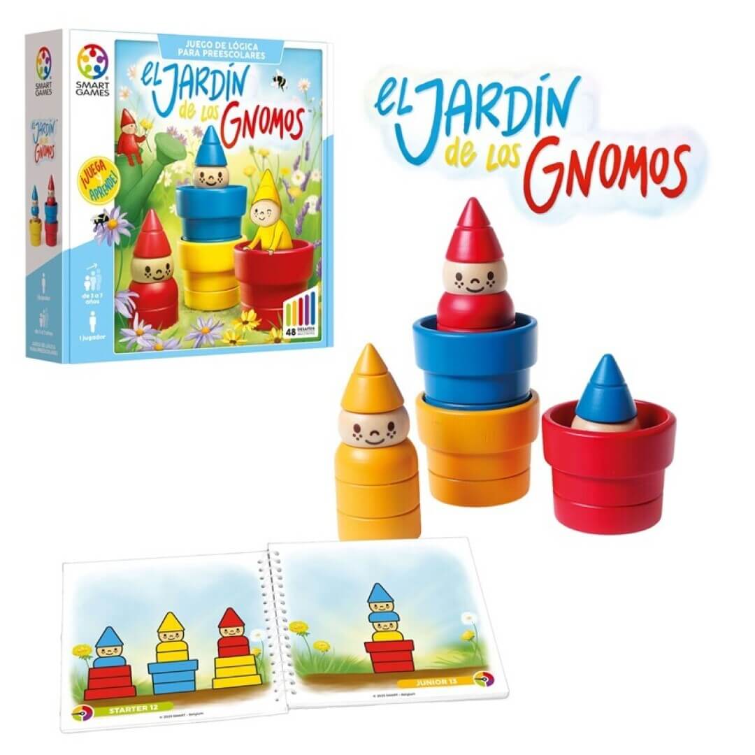 El Jardin de los Gnomos - Juego de mesa - SMART GAMES Board Games