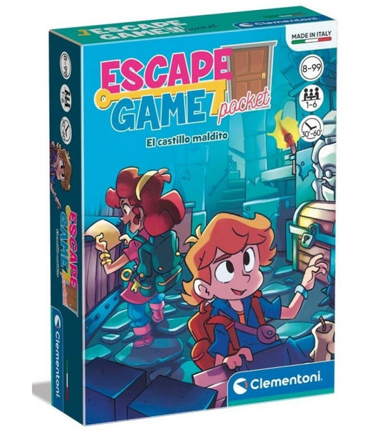 ESCAPE GAME - EL CASTILLO MALDITO (CASTELLANO) - Juego de mesa -Clementoni - Desde 8 años Board Games