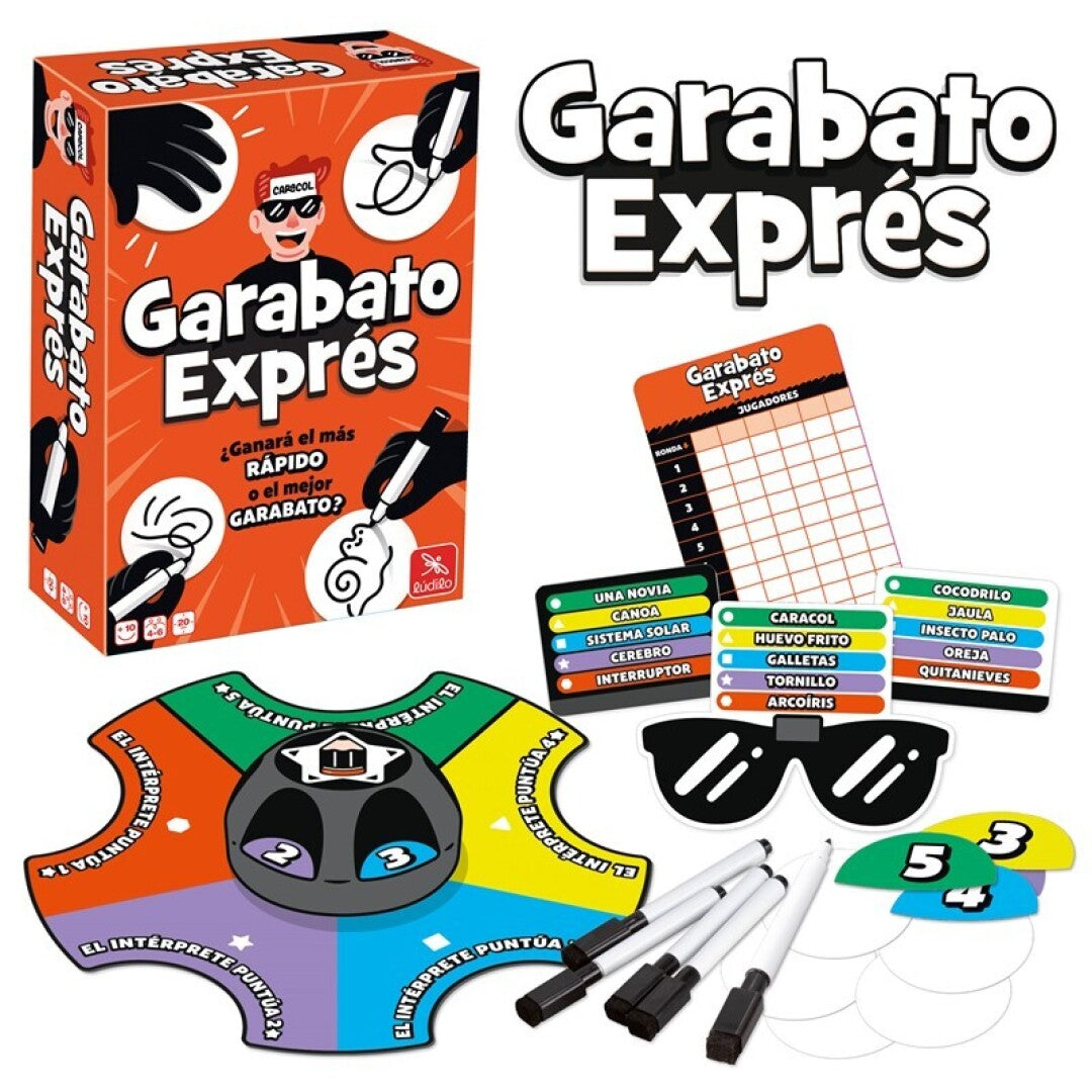 Garabato Express - Juego de mesa +10 años - Ludilo