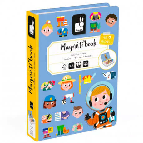 Magnetic book Oficios | +3 años | Janod Educational Toys