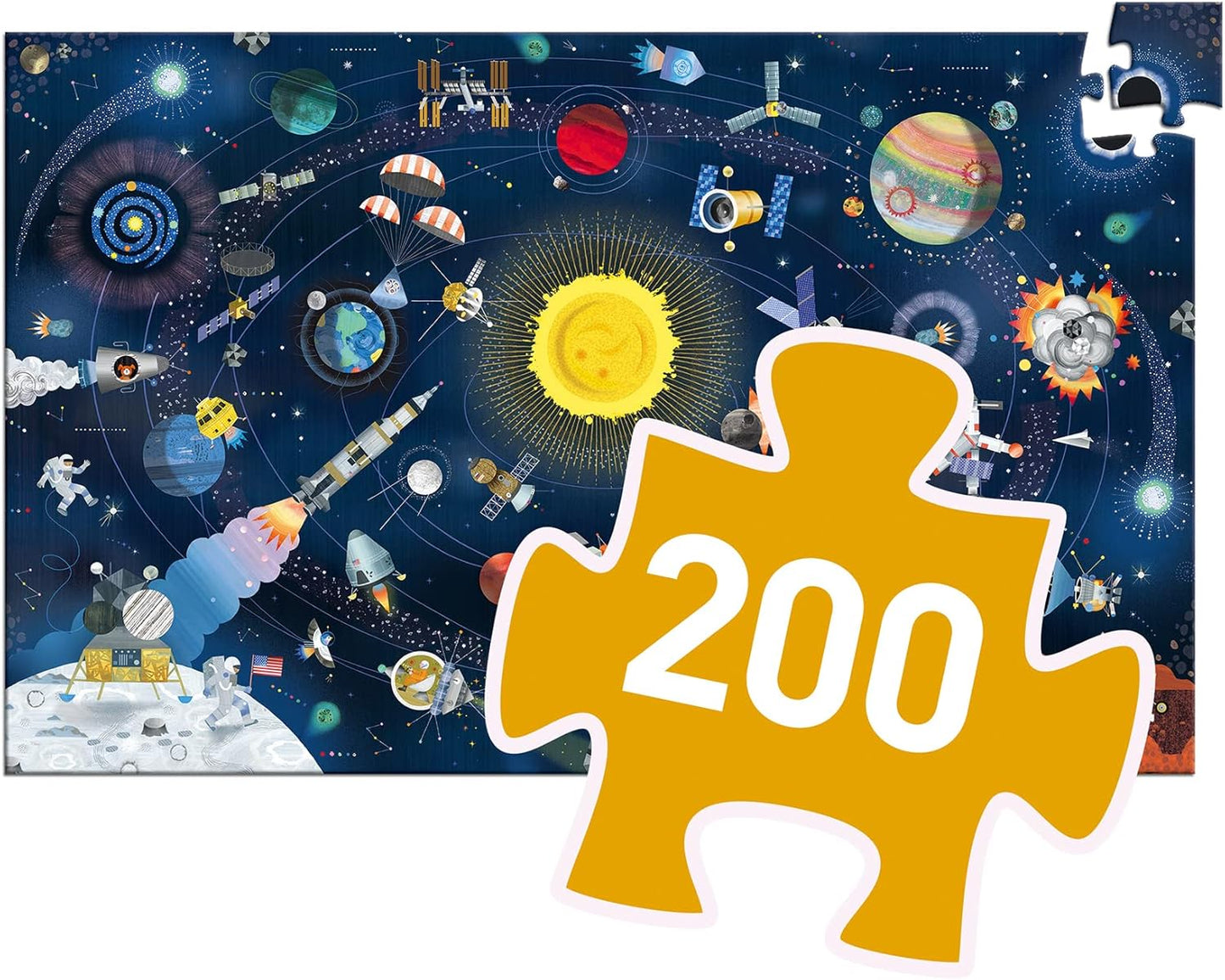 Puzzle Observación El Espacio - Djeco +6 años