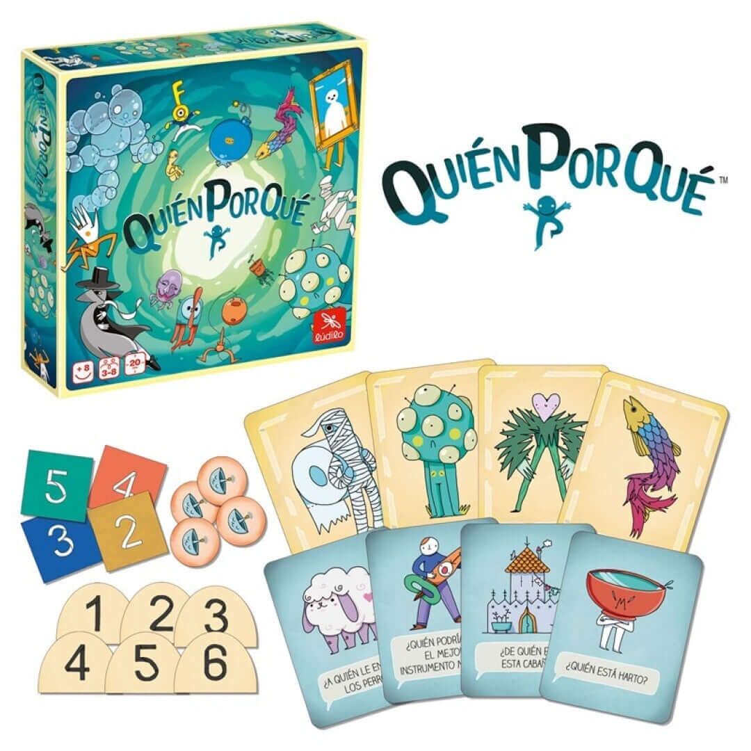 Quién Por Qué - Juego de mesa - Ludilo Board Games