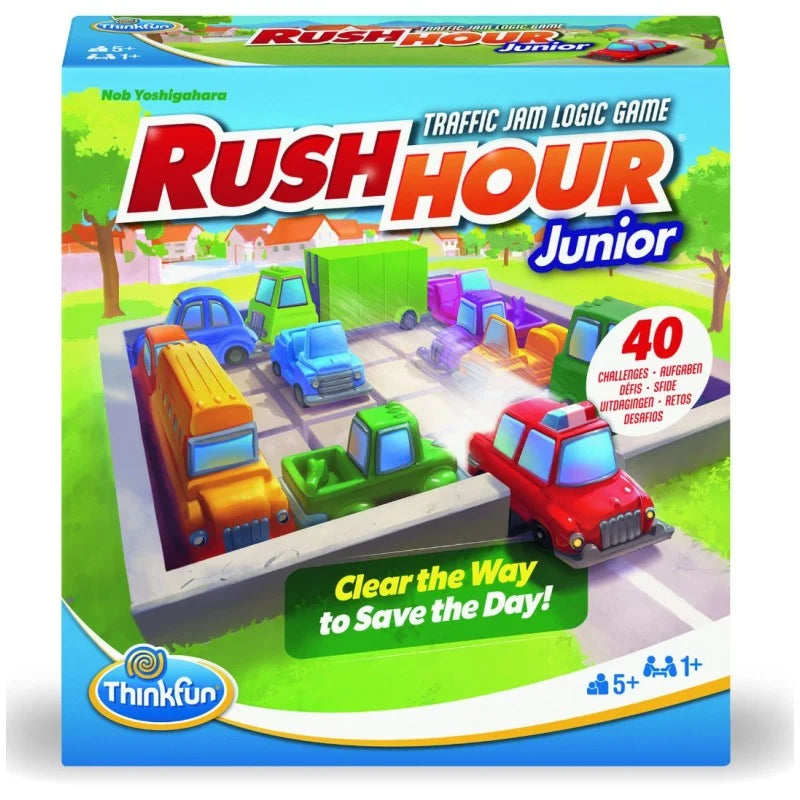 Rush Hour Jr (Nueva edición 2024) - Juego de mesa +5 años - Thinkfun