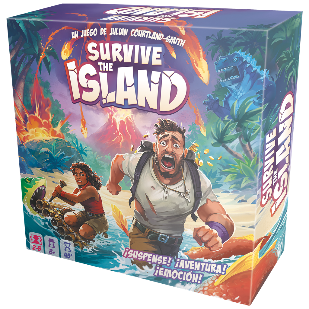 Survive The Island - Juego de mesa - Asmodee - Desde 8 años