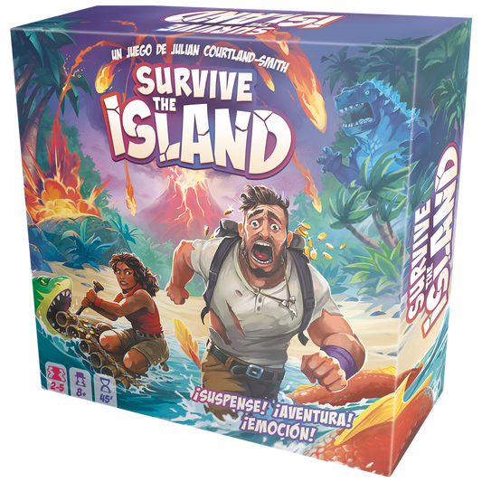 Survive The Island - Juego de mesa - Asmodee - Desde 8 años Board Games