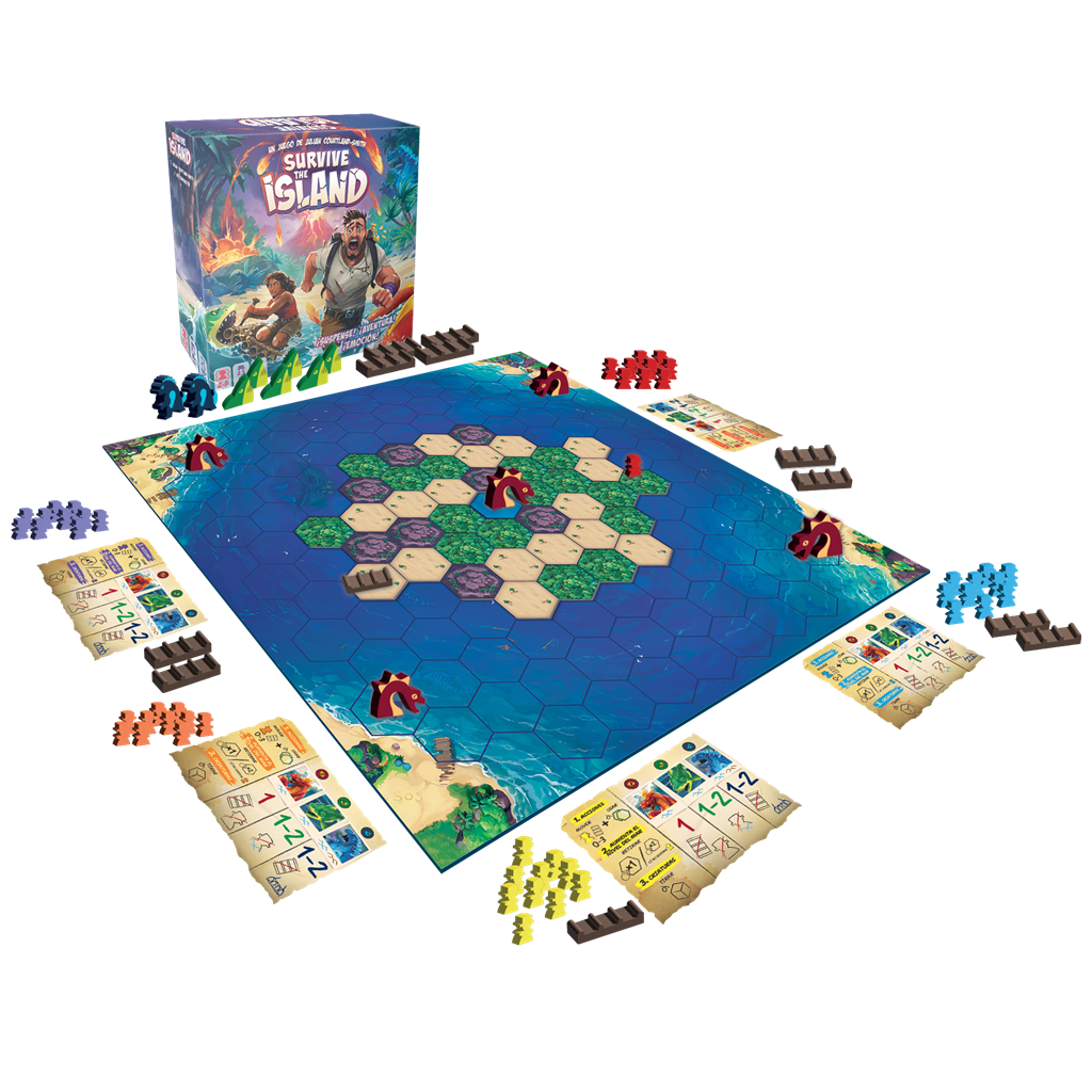 Survive The Island - Juego de mesa - Asmodee - Desde 8 años