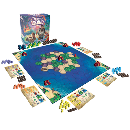 Survive The Island - Juego de mesa - Asmodee - Desde 8 años