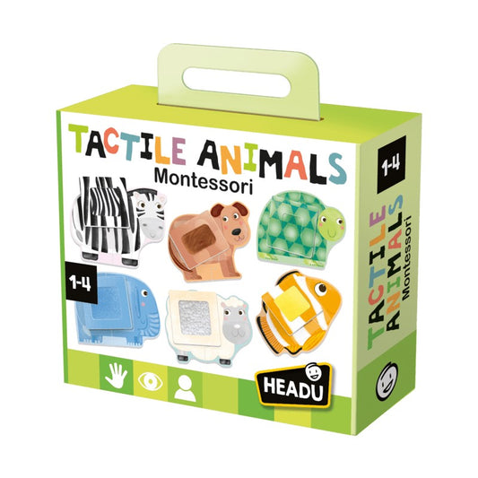 Tactile Animals Montessori | 1-4 Años | Headu Educational Toys