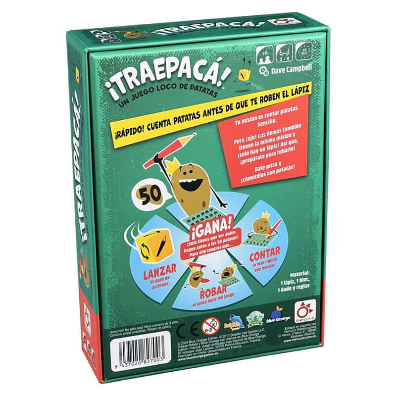 ¡TRAEPACÁ! - Juego de mesa - Mercurio Board Games