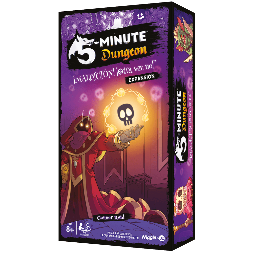 5 Minute Dungeon: ¡Maldición! ¡Otra vez no! Expansion - Juego de mesa - Asmodee - Desde 9 o más años Board Games