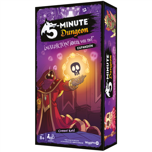 5 Minute Dungeon: ¡Maldición! ¡Otra vez no! Expansion - Juego de mesa - Asmodee - Desde 9 o más años