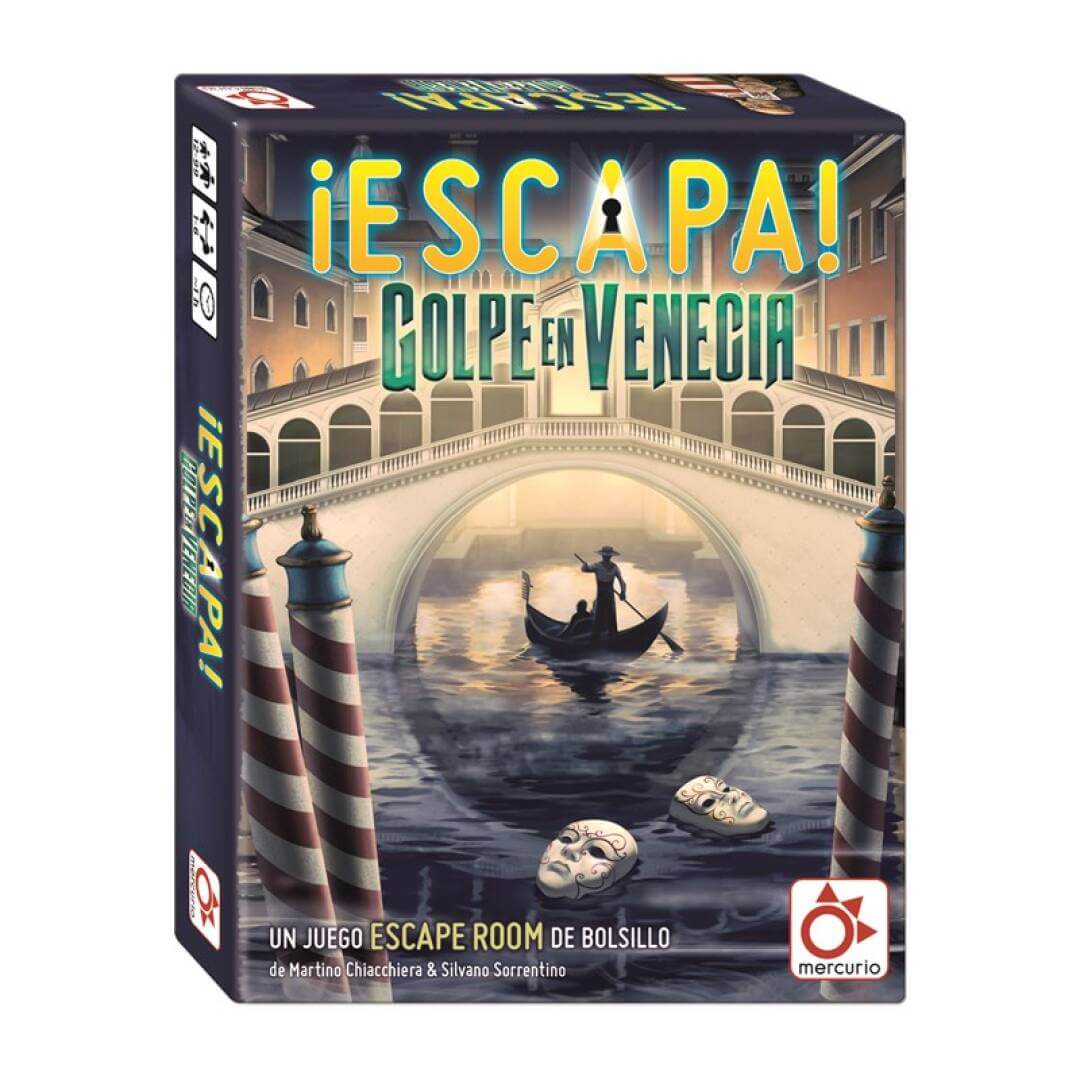 ¡Escapa! Golpe en Venecia - Juego de mesa para más de 9 años Board Games