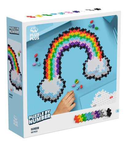 Puzzle By Number : Arcoíris Puzzle y juego de construcción desde los 5 años Building Toys