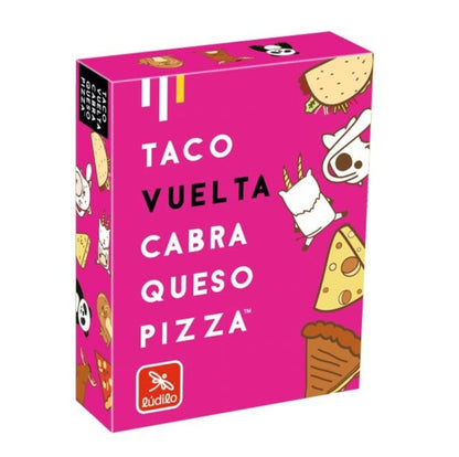 Taco, Vuelta, Cabra, Queso, Pizza - Juego de mesa - Ludilo Board Games