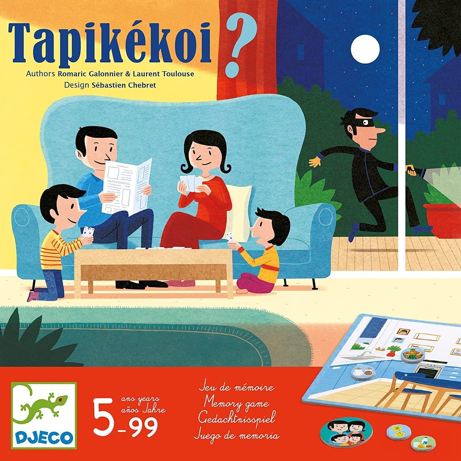 Tapikekoi Juego de mesa +5 Djeco Board Games