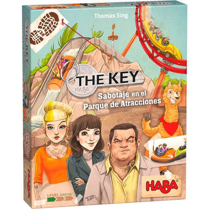 The Key – Sabotaje en el parque de atracciones - Juego de mesa - Haba Board Games